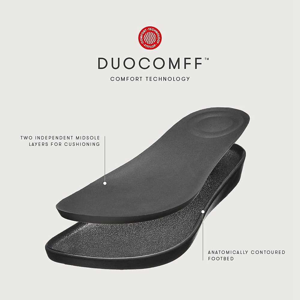 Fitflop Womens Sandals - Barra Metallic Back-strap - Brown - 376-WZGREK